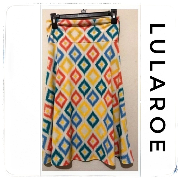 Lularoe Azure Diamond Skirt